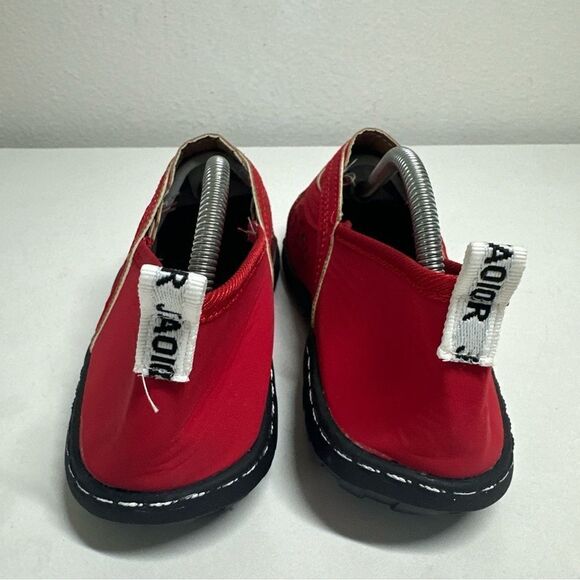 J'ADIOR New Red Slip-On Faux Leather Walking Cushioned Travel Shoe NWOT Sz 8,5 - Picture 3 of 13